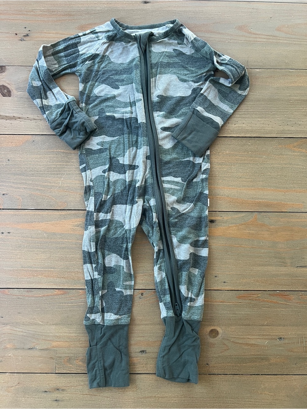 Little Sleepies Bamboo Camo Zippy - 3-6M